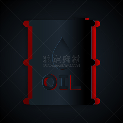 纸,分离着色,计算机图标,石油,油罐,黑色背景,横截面,商务,折纸工艺,柴油机