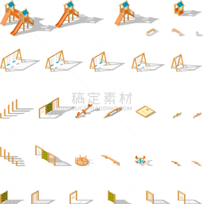 设备用品,儿童,游乐场,自然,长椅,图像,公园,矢量,休闲,树