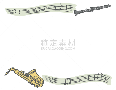 边框,音符,木管乐器,抽象,传统,管弦乐队,请柬,原音乐,复古风格,古董