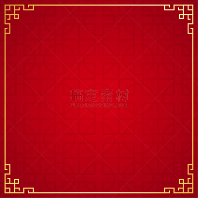 矢量,绘画插图,国境线,红色背景,东方人,装饰品,华丽的,贺卡,边框,复古风格