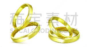 白色,矢量,黄金,结婚戒指,分离着色,丈夫,背景分离,妻子,浪漫,三维图形