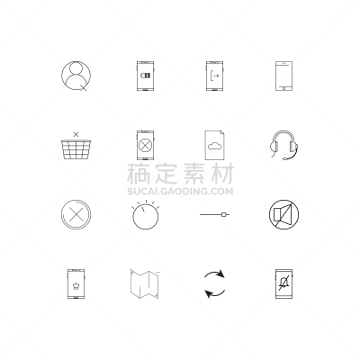 轮廓,直的,计算机图标,音乐,舞台,耳机,篮子,云,校准仪