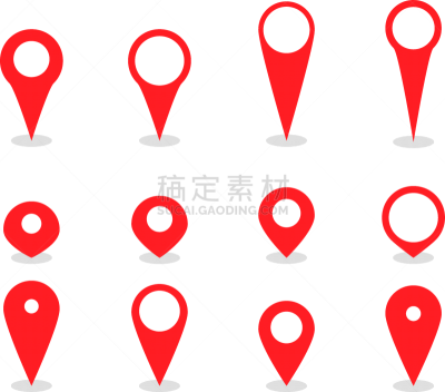 绘画插图,红色,计算机图标,矢量,指示棒,商务,背景分离,图钉,位置,珠针