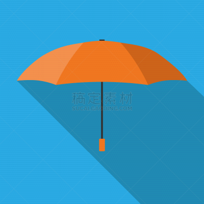 伞,橙色,商务,湿,天气,现代,冷,气象学,阴影,户外