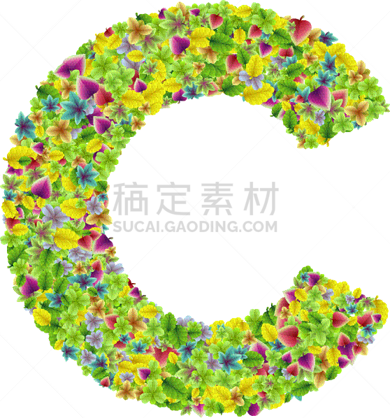 清新,叶子,植物园,多色的,字体,请柬,字母,多样,信函,问候