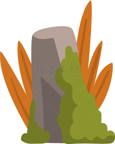 灰色,草,石头,岩石,苔藓,巨石,圆石,平视角,环境,冷