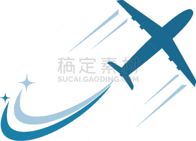 迅速,飞机,图标,品牌名称,白色,蓝色,概念,设计,递送,旅行