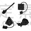 山,草药,图标,农业,热,清新,食品,商品,印度,裹住