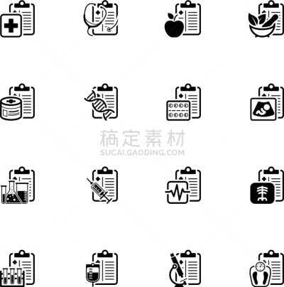 健康保健,计算机图标,平坦的,放射科专家,分离着色,注射器,听诊器,草本,药,苹果