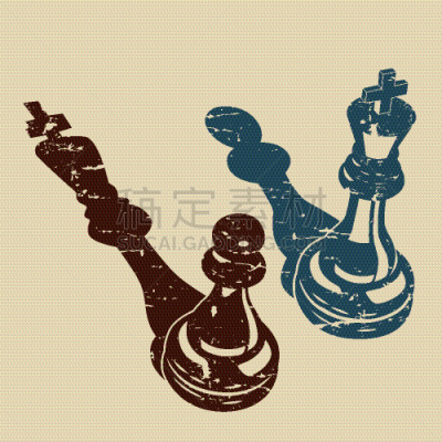 卒子,阴影,底片,分离着色,商务,策略,思考
