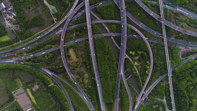 上海高速公路实时鸟瞰