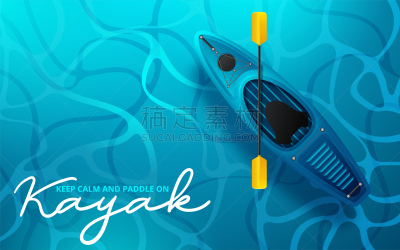 皮划艇,绘画插图,矢量,水上运动,运动,船,皮船,湖,河流,背景