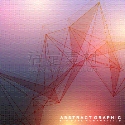 几何形状,分子,插画,背景,深的,健康保健,数据,主机,复杂,生物科技