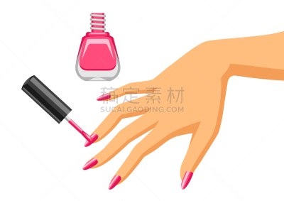 女人,修指甲,清漆,珐琅,传单,自然美,瓶子,发型屋,商品,做