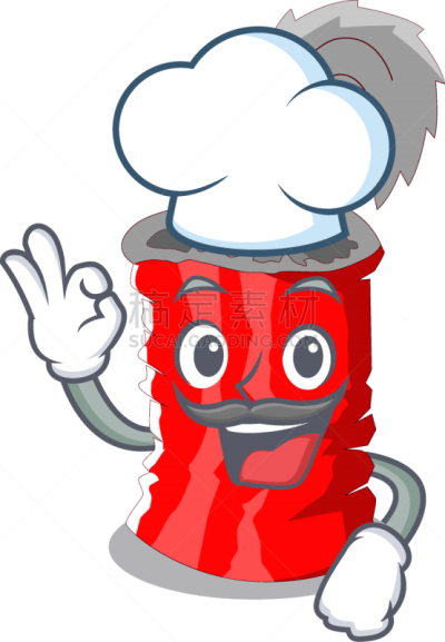 吉祥物,分离着色,罐子,可爱的,蔬菜,小罐,灰色,食品,圆柱体,主厨