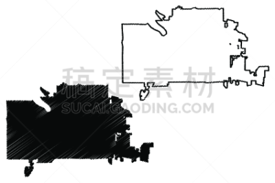 阿拉巴马州,蒙哥马立,街道图,边界,墨西哥湾沿岸国家,乡村风格,草图,绘画插图,城市,乱画