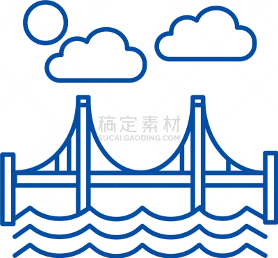 概念,线图标,名声,黄昏,加利福尼亚,大门,天空,旅行者,建筑,都市风景