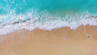 天堂海滩空中旅行