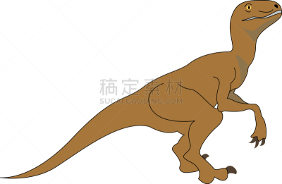 恐爪龙,白色背景,野生动物,已灭绝生物,侏罗纪,动物,爬行纲,怪物,恐龙,分离着色