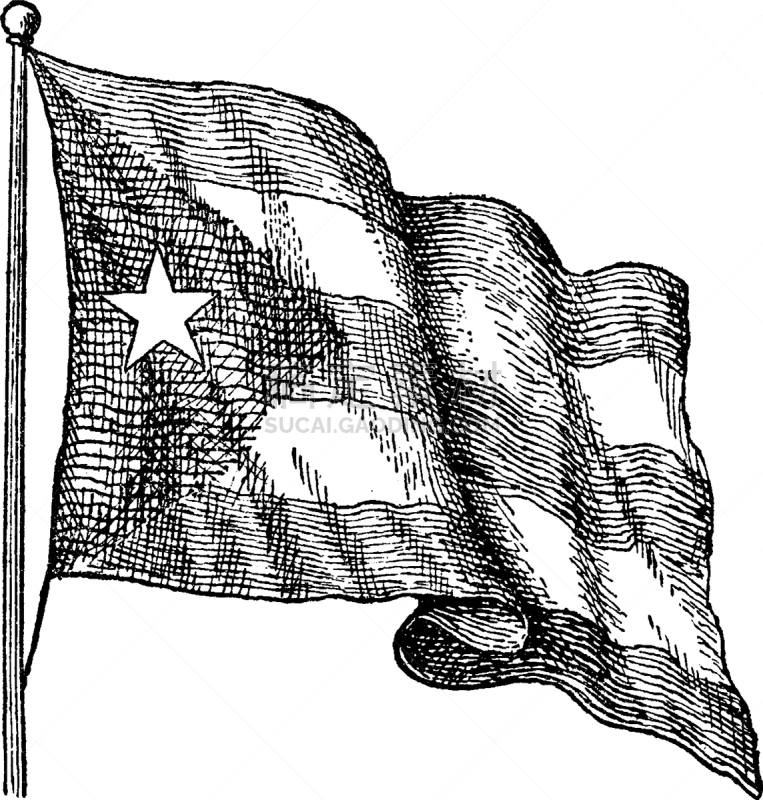 五月,1902,古巴,乐队,正方形,白色,矢量,收养,复古