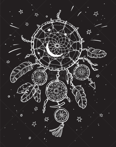 白色,夜晚,梦符咒,天空,黑色,分离着色,华丽的,浪漫
