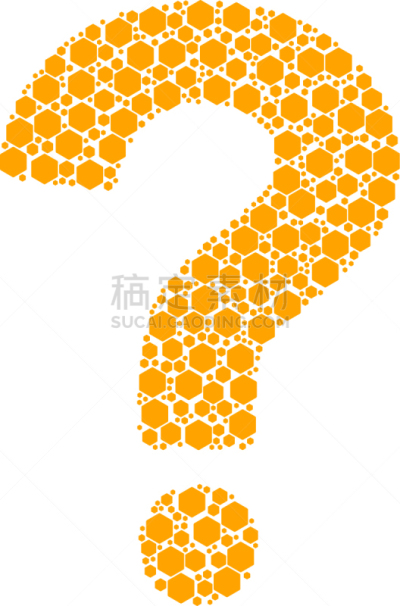 六边形,问号,形状,计算机图标,充满的,数据,几何形状,多样,动机,设计元素