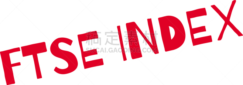 英戴克斯,富时指数,橡皮章,街道,白色,红色,全部,矢量,商务