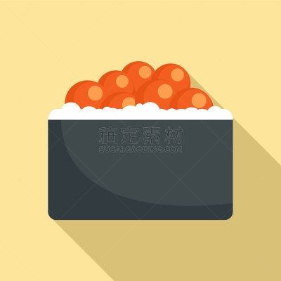 寿司,扁平化设计,清新,寿司卷,食品,海老寿司,阴影,章鱼寿司,北极贝,午餐