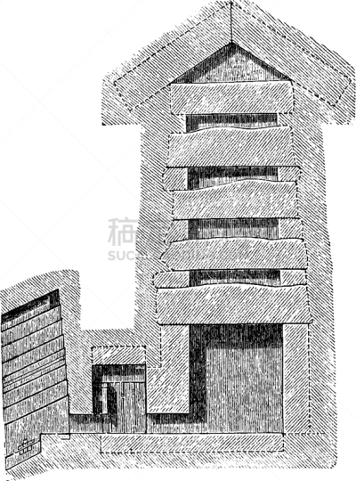 室内管弦乐队,格利特金字塔,白色,非凡的,图像,吉萨,埃及,矢量,复古