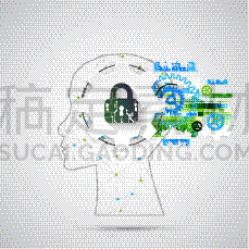 概念,人造的,发明家,私人财产标志,文档,科学家,弹性,模仿