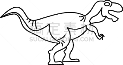 轮廓,计算机图标,自然,图像,已灭绝生物,侏罗纪,史前时代,动物,捕猎行为,矢量