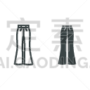 牛仔裤,时尚,矢量,轮廓,计算机图标,裤子,标志,衣服,白色背景,手机