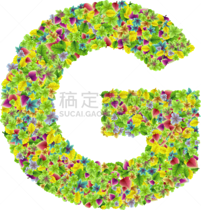 清新,叶子,植物园,多色的,字体,请柬,字母,多样,信函,问候