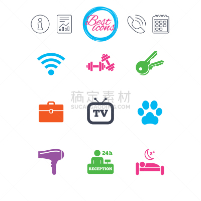 公寓,酒店,无线技术,网上交友,计算机图标,宠物,夜晚,行李,服务,睡觉
