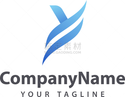 模板,品牌名称,英文字母Y,青绿色,活力,商务,清新,字母,设计,弯曲