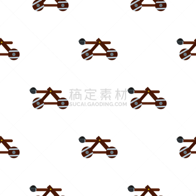 中世纪时代,式样,弹弓,平坦的,白色,导弹,几何形状,围攻,重复