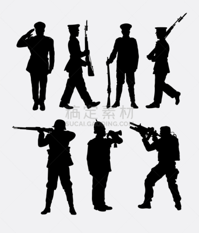 警官,一个人,男人,摆拍,剪影