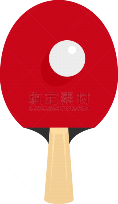 ping pong racket icon flat style