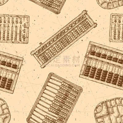 算盘,式样,印加人文明,数学,矢量,草图,绘制,教育