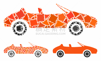 cabriolet mosaic icon joggly parts