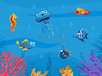 水下,背景,可爱的,海洋生命,地球,华丽的,环境,野生动物,壁纸,船