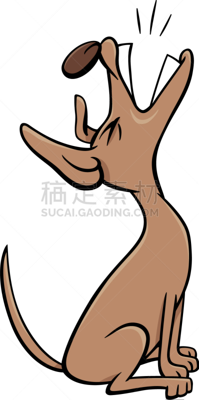 狗,吠声,动画片,宠物,性格,动物,矢量,犬科的,嚎叫,咆哮