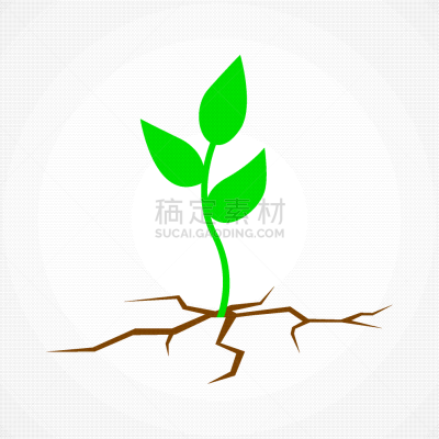 陆地,干热气候,幼小动物,自然,季节,概念,图像,干的,树,生长