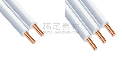 弹性,电,分离着色,电缆,铜,数字2,塑胶,技术,建筑业,设备用品