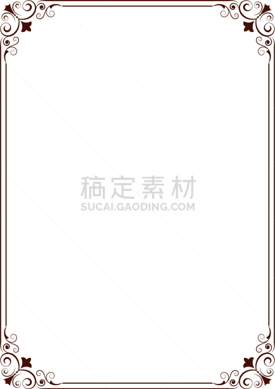 华丽的,边框,传统,请柬,菜单,华贵,婚礼,模板,自然美