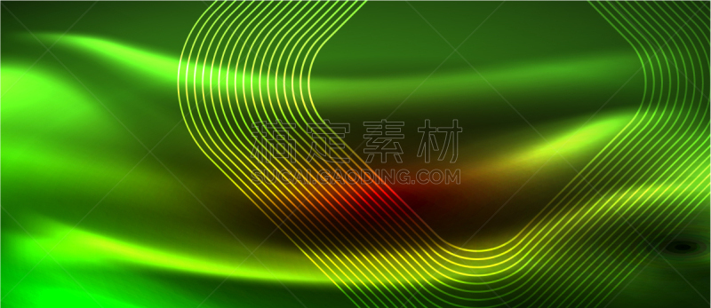 未来,霓虹灯,技术员,线条,活力,暗色,几何形状,光亮,发光,问候