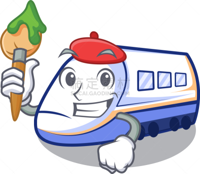 吉祥物,新干线,火车,艺术家,设计师,发明家,地形,流线型,可爱的,锻炼
