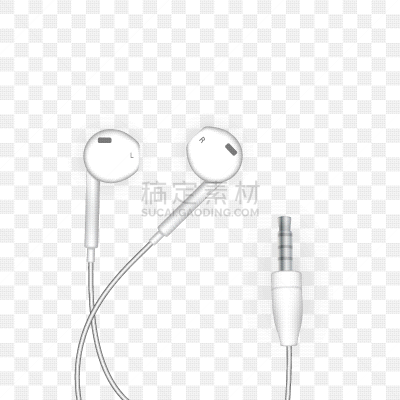 耳机,高雅,有线的,整齐的,分离着色,白色,音乐,概念,技术,设备用品