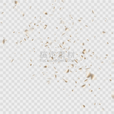 分离着色,黄金,五彩纸屑,生日,卷着的,事件,周年纪念,庆祝,飞
