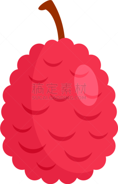 荔枝,图标,扁平化设计,农业,清新,食品,维生素,果汁,熟的,葡萄